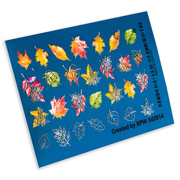 Слайдер-дизайн 3D Осенние листья микс из каталога 3D слайдеры в интернет-магазине BPW.style