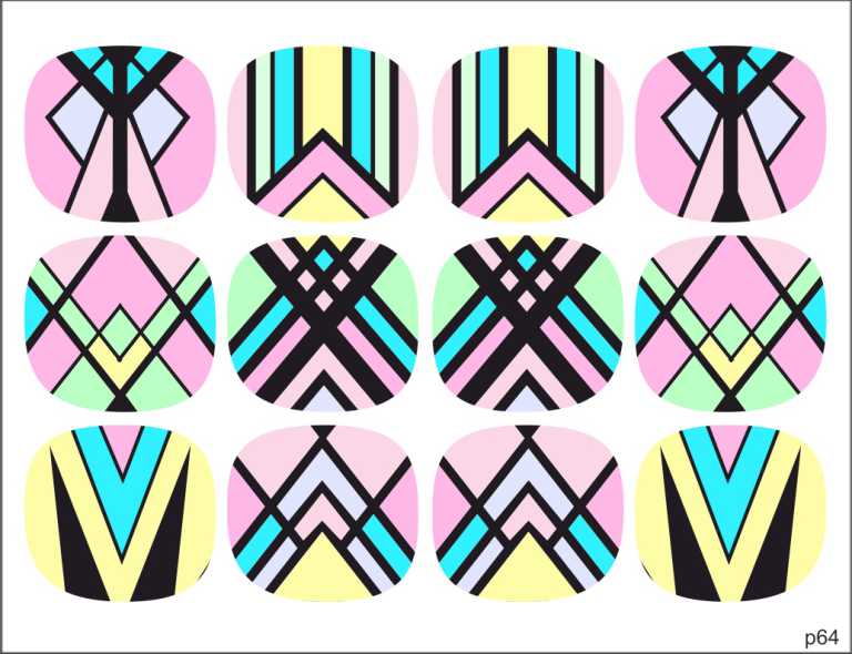 Слайдер-дизайн Геометрия из каталога Цветные на светлый фон в интернет-магазине BPW.style