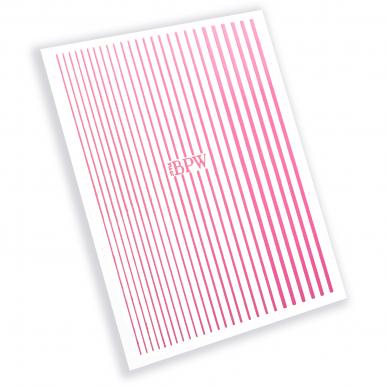 Гибкая силиконовая лента для дизайна ногтей, неон розовый из каталога Гибкая силиконовая лента в интернет-магазине BPW.style